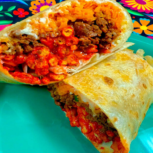 Hot Cheetos Burrito